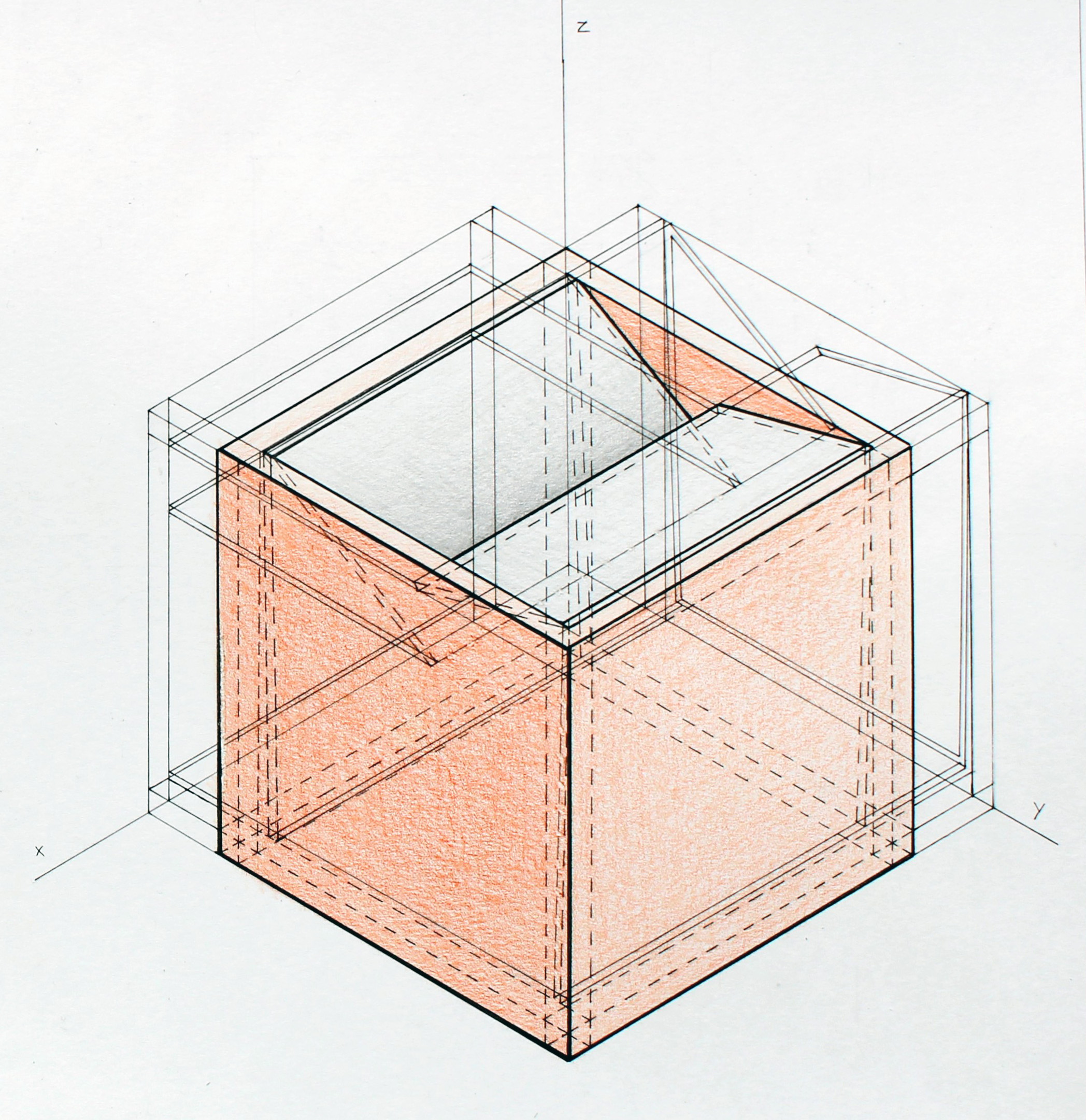 Proiezione Isometrica Cubo Di Munari